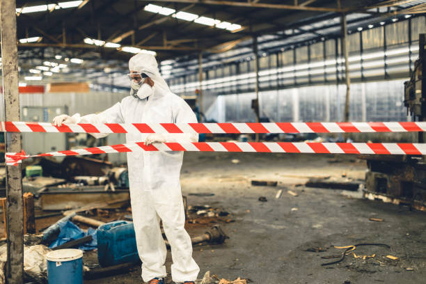 Professional Crime Scene Cleanup technician working in New Boston, OH